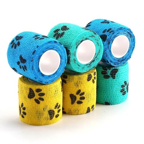 WePet Self-Adhesive Vet Wrap (6 Rolls)
