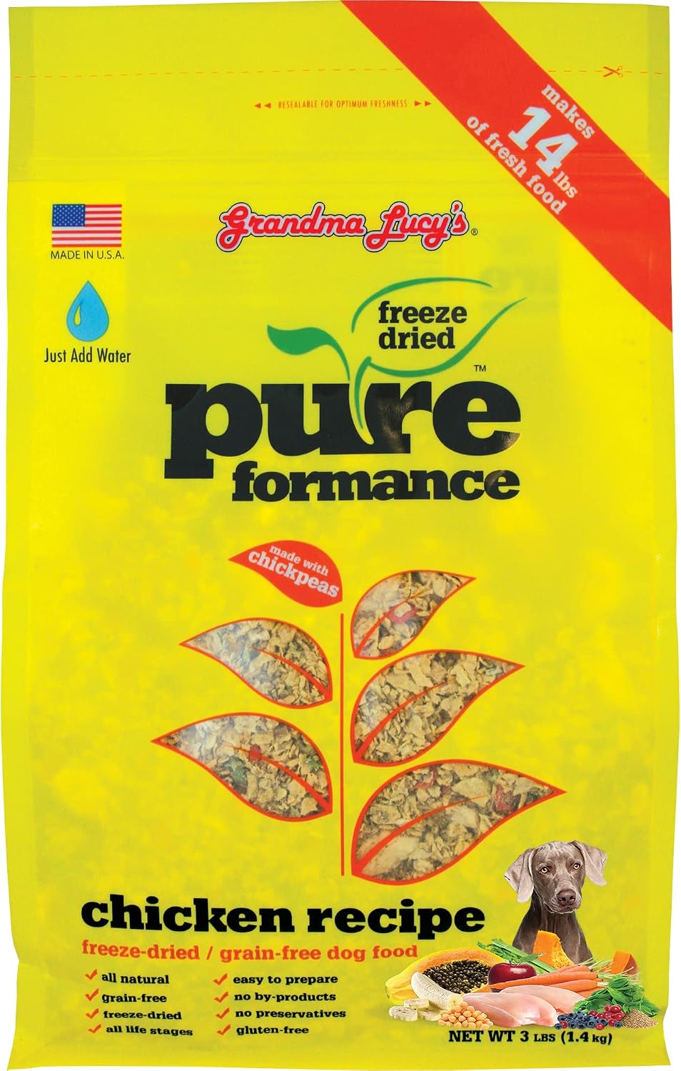 Grandma Lucy's Pureformance Chicken, 3 lb