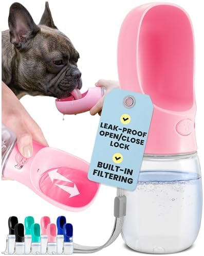 MalsiPree Leak-Proof Portable Dog Water Bottle, 19 oz